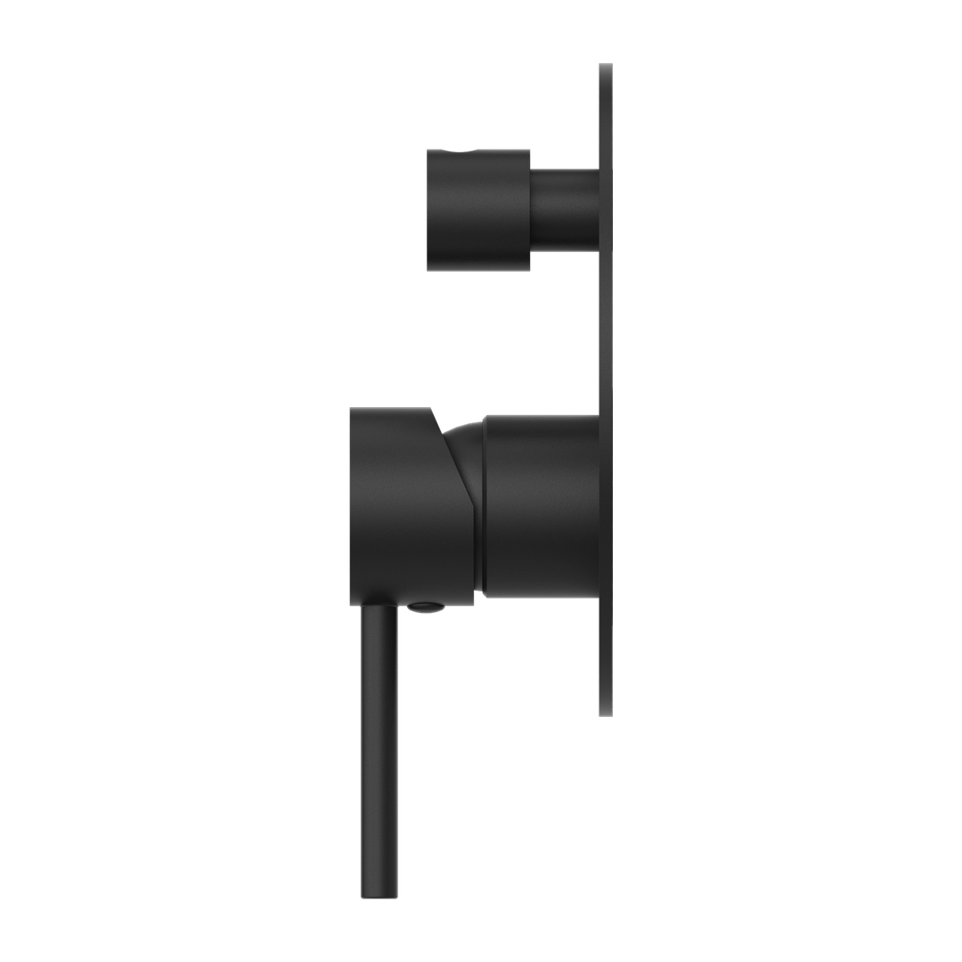 Dolce Shower Nero Mixer With Divertor Shower - Matt Black