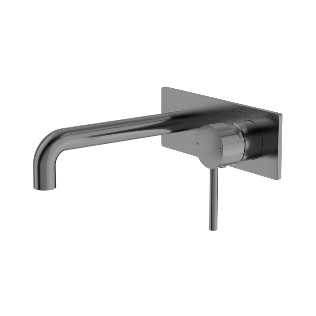 Nero Dolce Wall Basin/Bath Mixer - Gunmetal