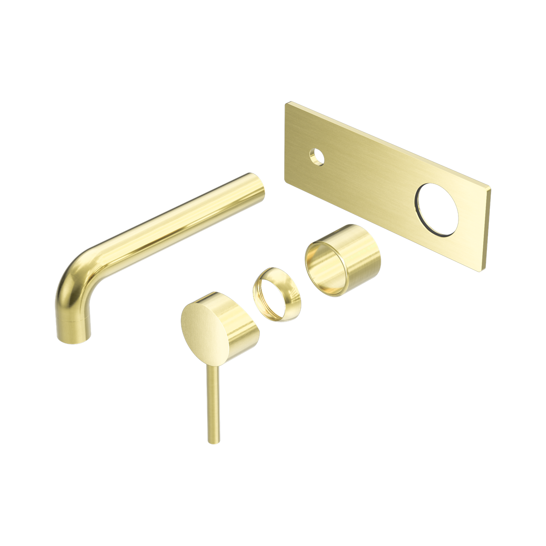 Nero Dolce Wall Basin/Bath Mixer Trim Kits Only - Brushed Gold