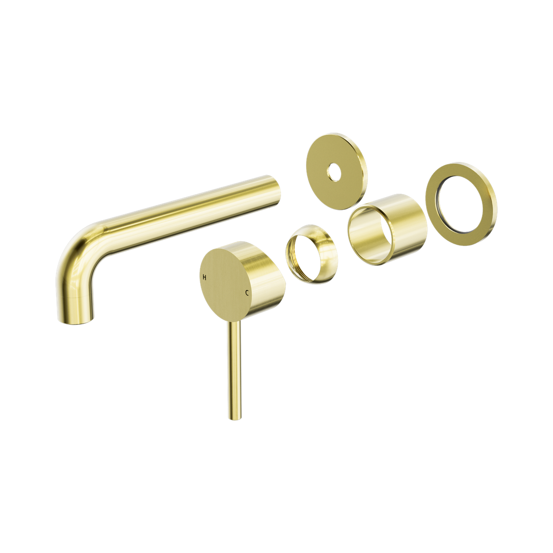 Nero Dolce Wall Basin/Bath Mixer Separate Back Plate Trim Kits Only - Brushed Gold