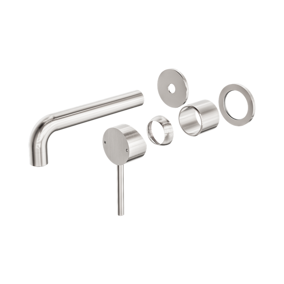 Nero Dolce Wall Basin/Bath Mixer Separate Back Plate Trim Kits Only - Brushed Nickel