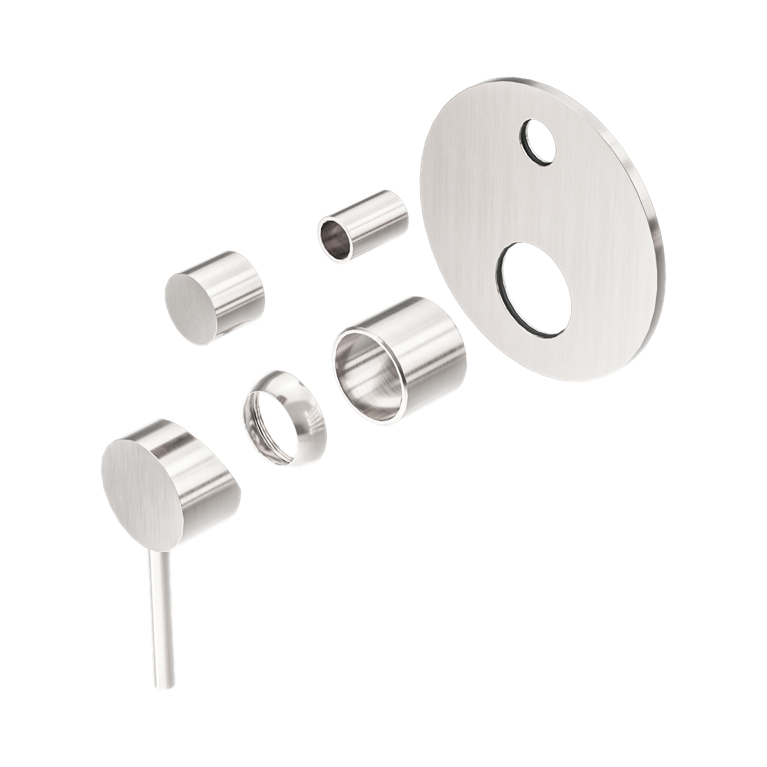 Nero Dolce Shower Mixer With Diverter Trim Kits Only - Brushed Nickel