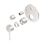 Nero Dolce Shower Mixer With Diverter Trim Kits Only - Brushed Nickel