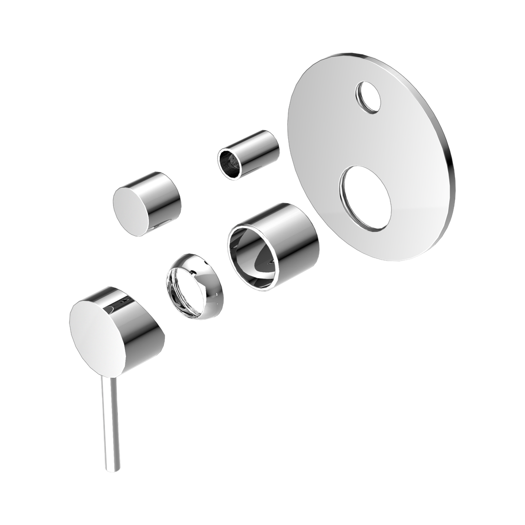Nero Dolce Shower Mixer With Diverter Trim Kits Only - Chrome