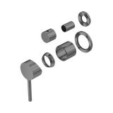 Nero Dolce Shower Mixer With Diverter Separate Back Plate Trim Kits Only - Gunmetal