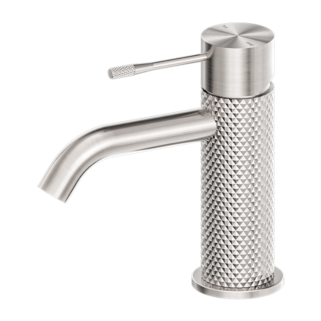 Nero Opal Basin Mixer - Brushed Nickel