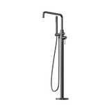 Nero Opal Freestanding Bath Mixer With Hand Shower - Graphite