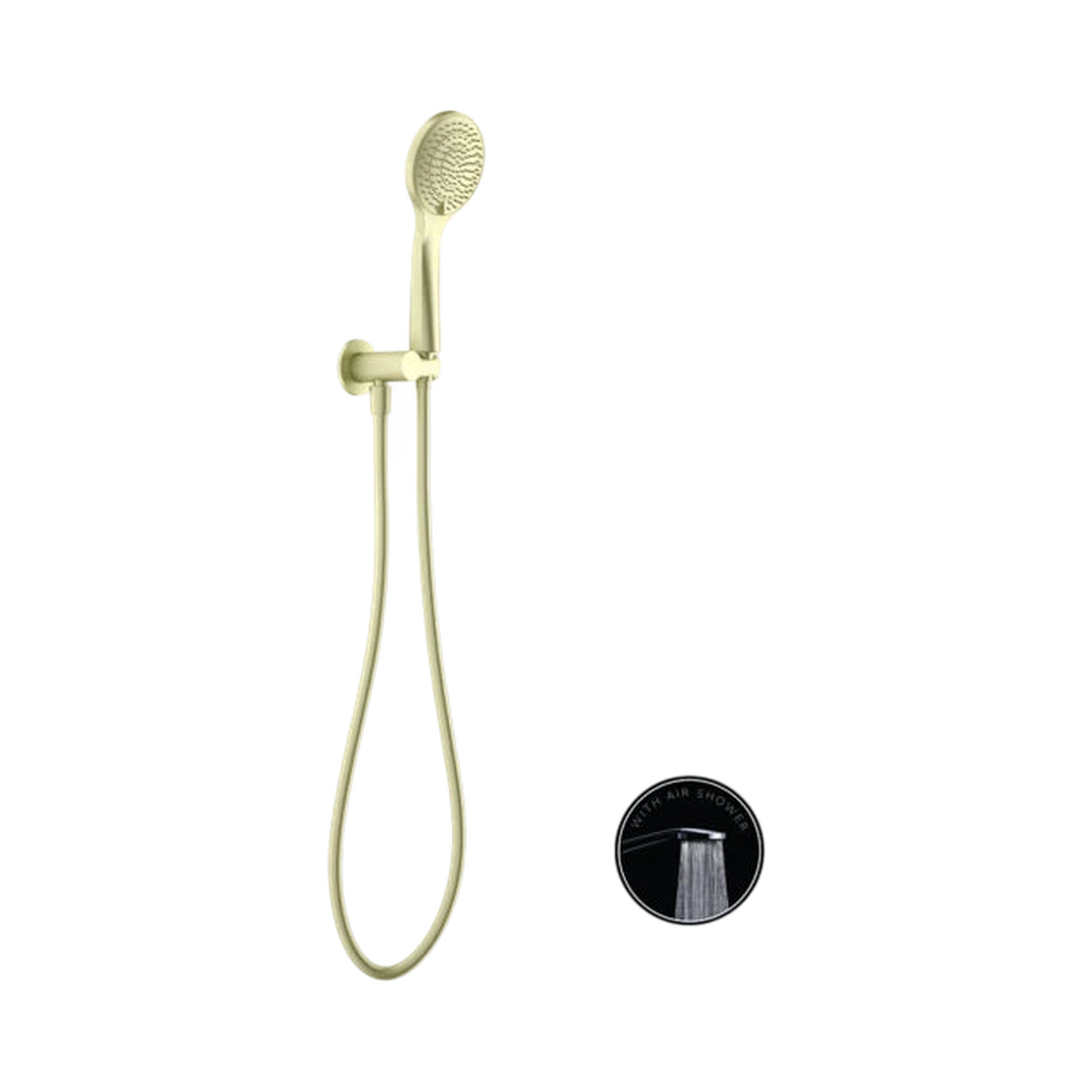 Nero Opal Shower On Bracket With Air Nero Shower - Brushed Gold