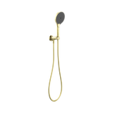 Nero Opal Shower On Bracket With Air Shower II - Brushed Gold