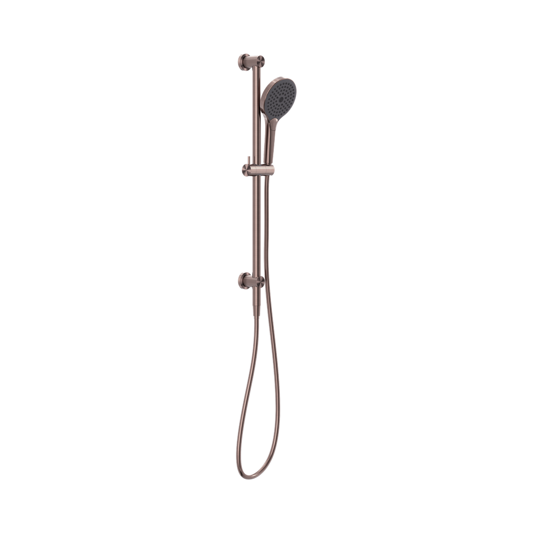 Nero Opal Shower Rail With Air Shower II - Brushed Bronze