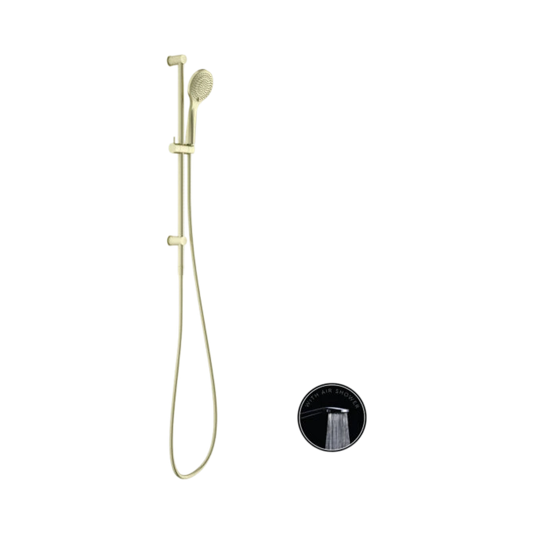 Nero Opal Shower Rail With Air Nero Shower - Brushed Gold