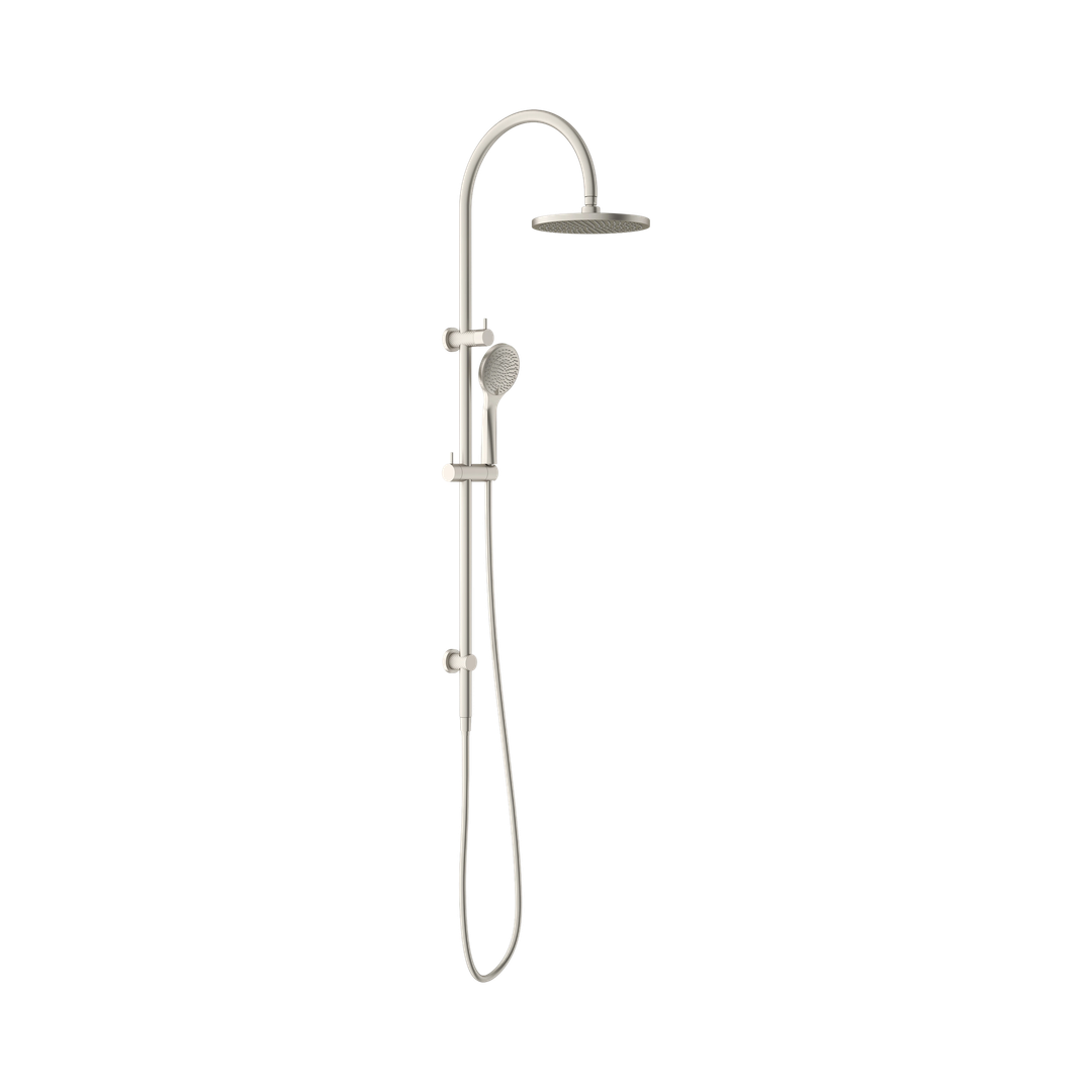 Nero Opal Twin Shower With Air Nero Shower - Brushed Nickel