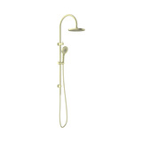 Nero Opal Twin Shower - Brushed Gold