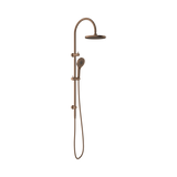 Nero Opal Twin Shower - Brushed Bronze