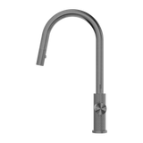 Nero Opal Pull Out Sink Mixer with Veggie Spray - Graphite
