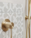 Nero Opal Shower Mixer 80mm Plate - Brushed Gold