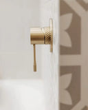 Nero Opal Shower Mixer 80mm Plate - Brushed Gold