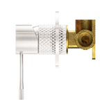 Nero Opal Shower Mixer 80mm Plate - Brushed Nickel