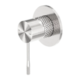 Nero Opal Shower Mixer 80mm Plate - Brushed Nickel