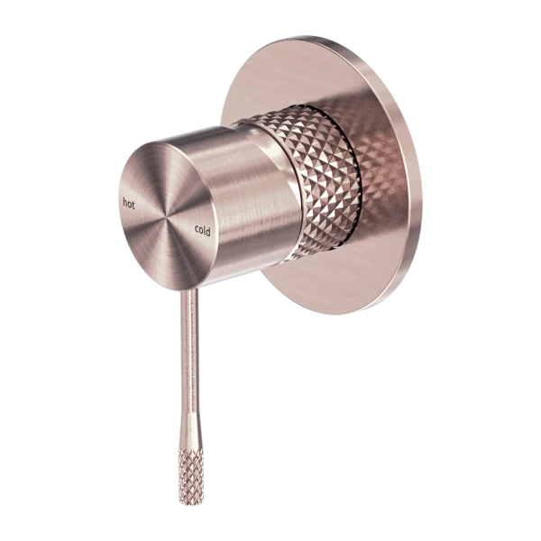 Nero Opal Shower Mixer 80mm Plate - Brushed Bronze