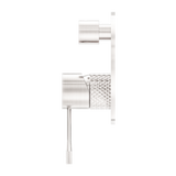 Nero Opal Shower Mixer With Divertor - Brushed Nickel