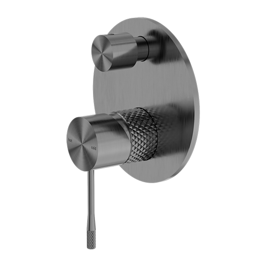 Nero Opal Shower Mixer With Divertor - Gunmetal