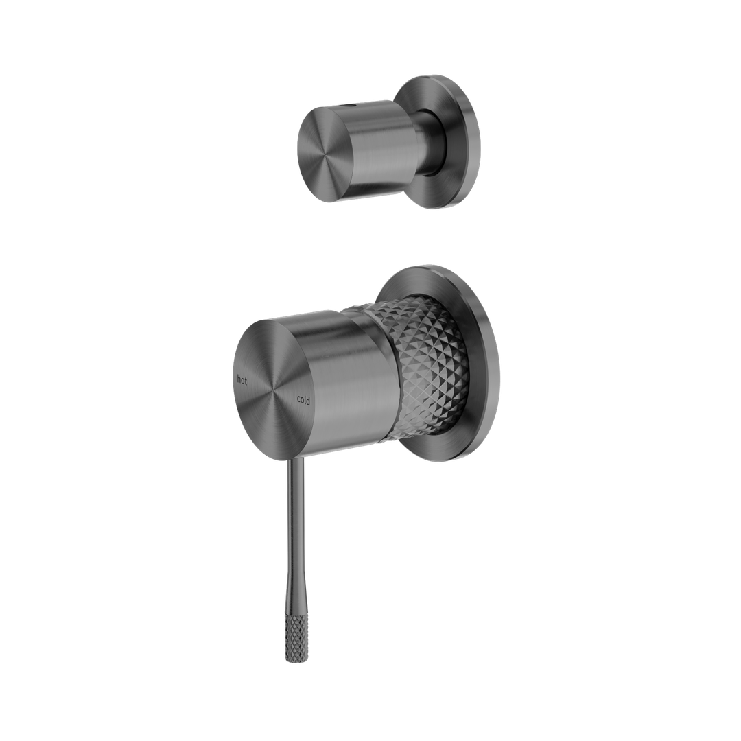 Nero Opal Shower Mixer With Diverter Separate Plate - Graphite