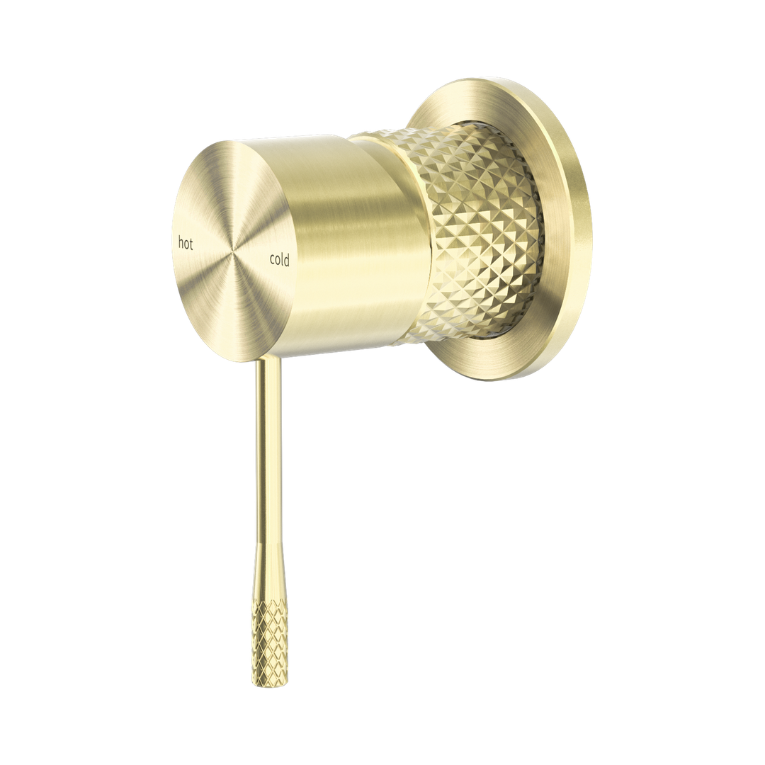 Nero Opal Shower Mixer 60Mm Plate - Brushed Gold