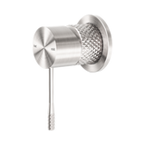 Nero Opal Shower Mixer 60Mm Plate - Brushed Nickel