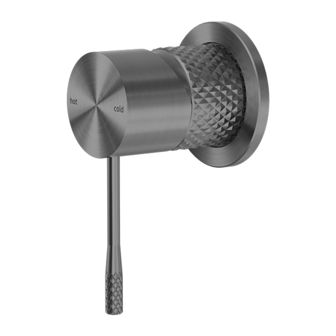 Nero Opal Shower Mixer With 60mm Plate - Graphite