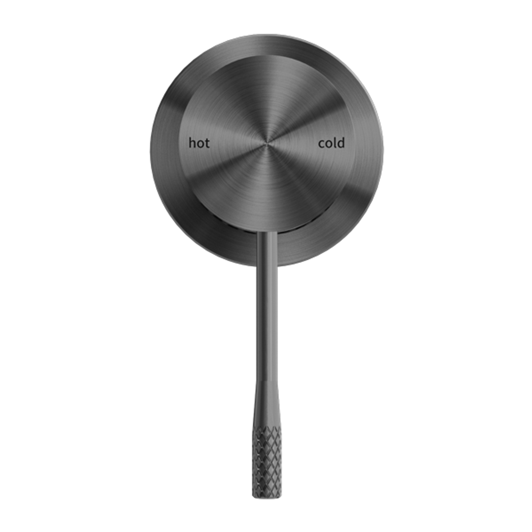 Nero Opal Shower Mixer With 60mm Plate - Graphite