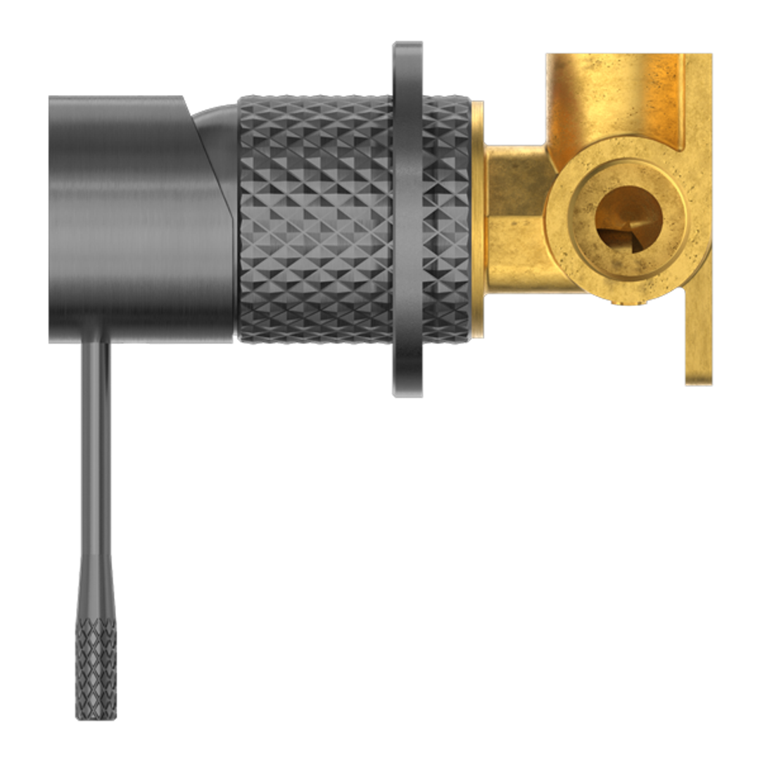 Nero Opal Shower Mixer With 60mm Plate - Graphite