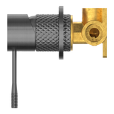 Nero Opal Shower Mixer With 60mm Plate - Graphite