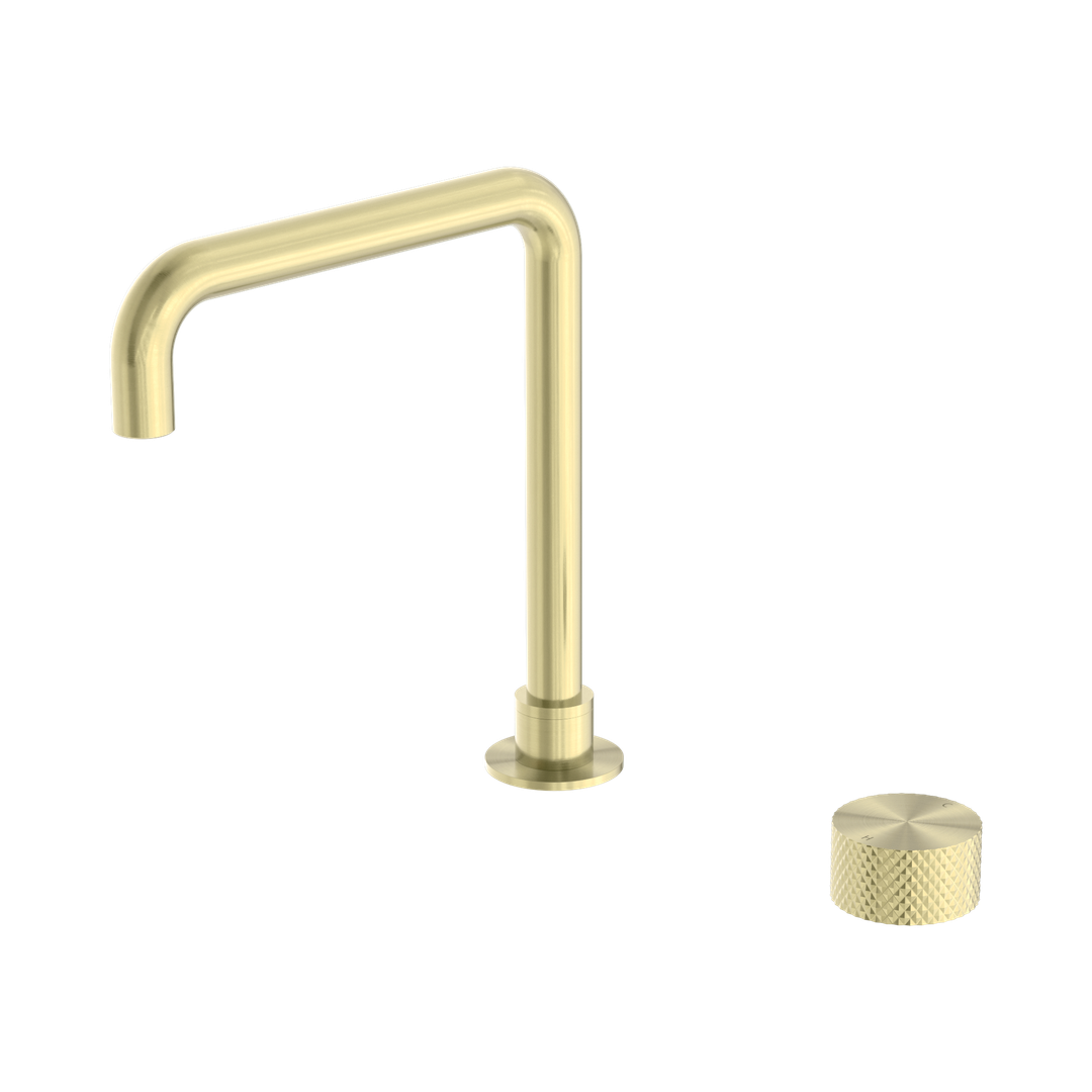Nero Opal Progressive Tall Basin Set - Brushed Gold