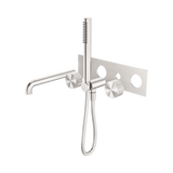 Nero Opal Progressive Shower System With Spout 230Mm Trim Kits Only - Brushed Nickel