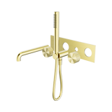 Nero Opal Progressive Shower System With Spout 250Mm Trim Kits Only - Brushed Gold