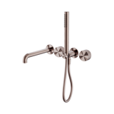 Nero Opal Progressive Shower System Separate Plate With Spout 250Mm - Brushed Bronze