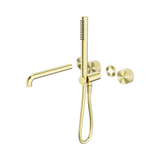 Nero Opal Progressive Shower System Sep. Plate C/W Spout 250Mm Trim Kit Only - Brushed Gold
