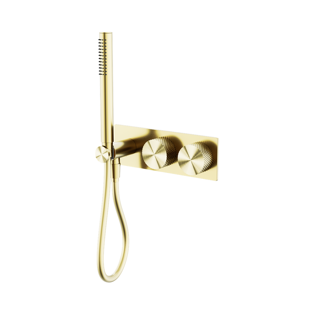 Nero Opal Progressive Shower System - Brushed Gold