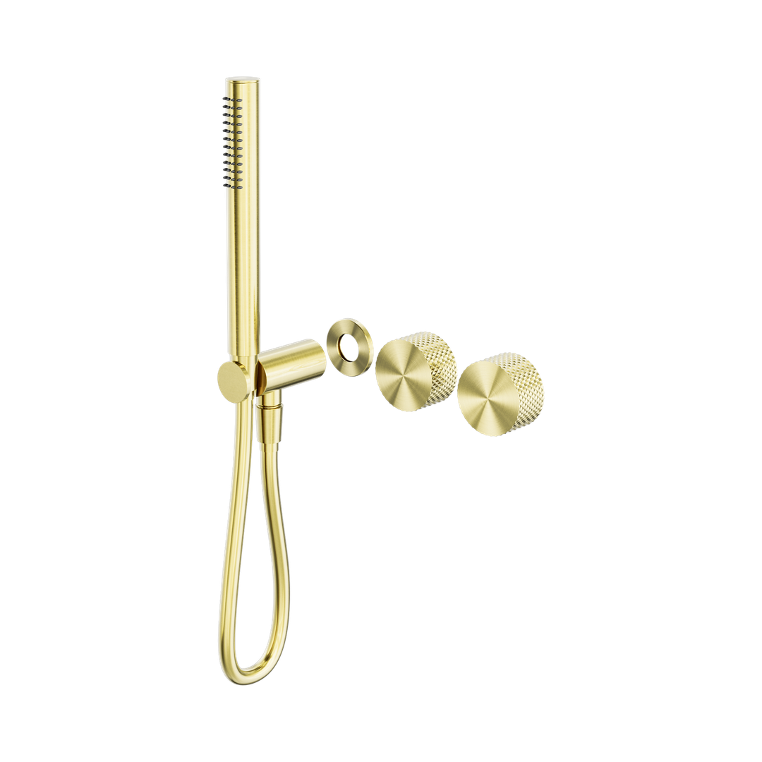 Nero Opal Progressive Shower System Separate Plate Trim Kits Only - Brushed Gold