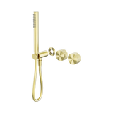 Nero Opal Progressive Shower System Separate Plate Trim Kits Only - Brushed Gold