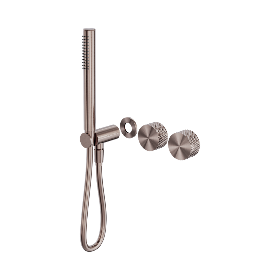 Nero Opal Progressive Shower System Separate Plate Trim Kits Only - Brushed Bronze