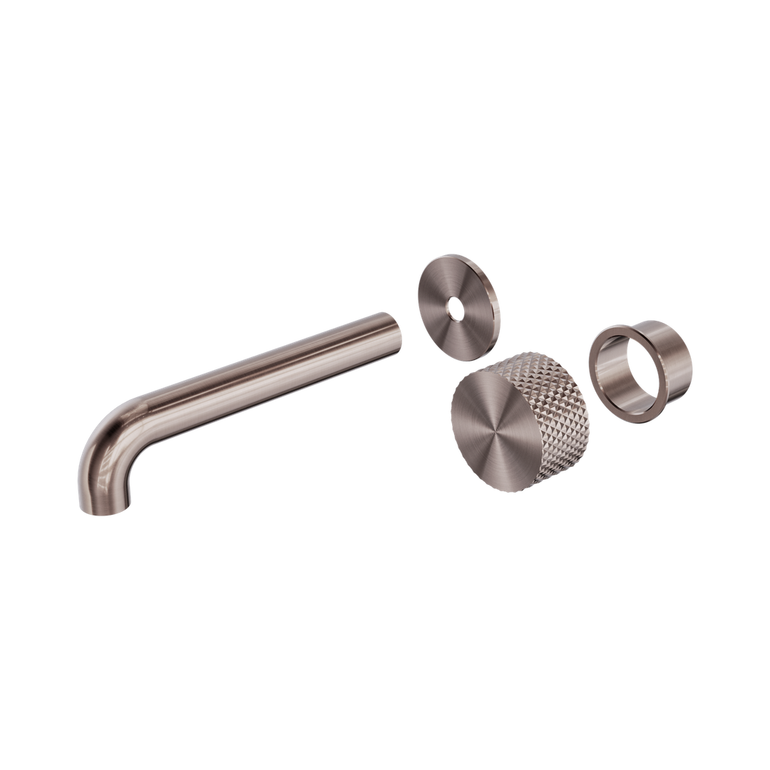 Nero Opal Progressive Wall Basin/Bath Set 260Mm Trim Kits Only - Brushed Bronze