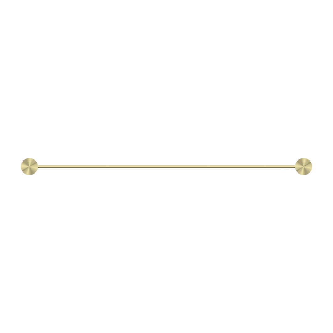 Nero Opal Single Towel Rail - Brushed Gold 600mm
