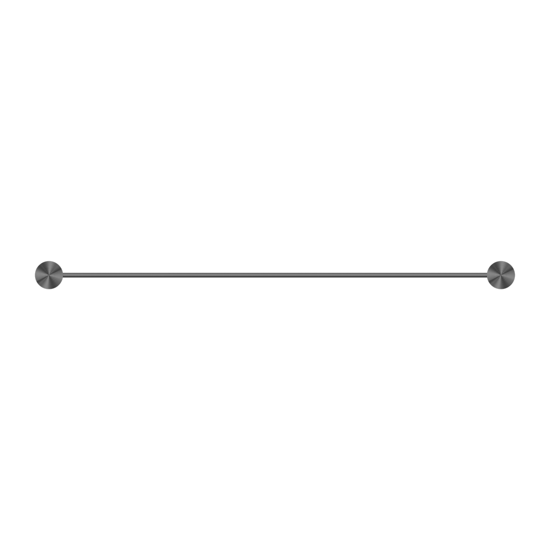 Nero Opal Single Towel Rail - Gunmetal 600mm