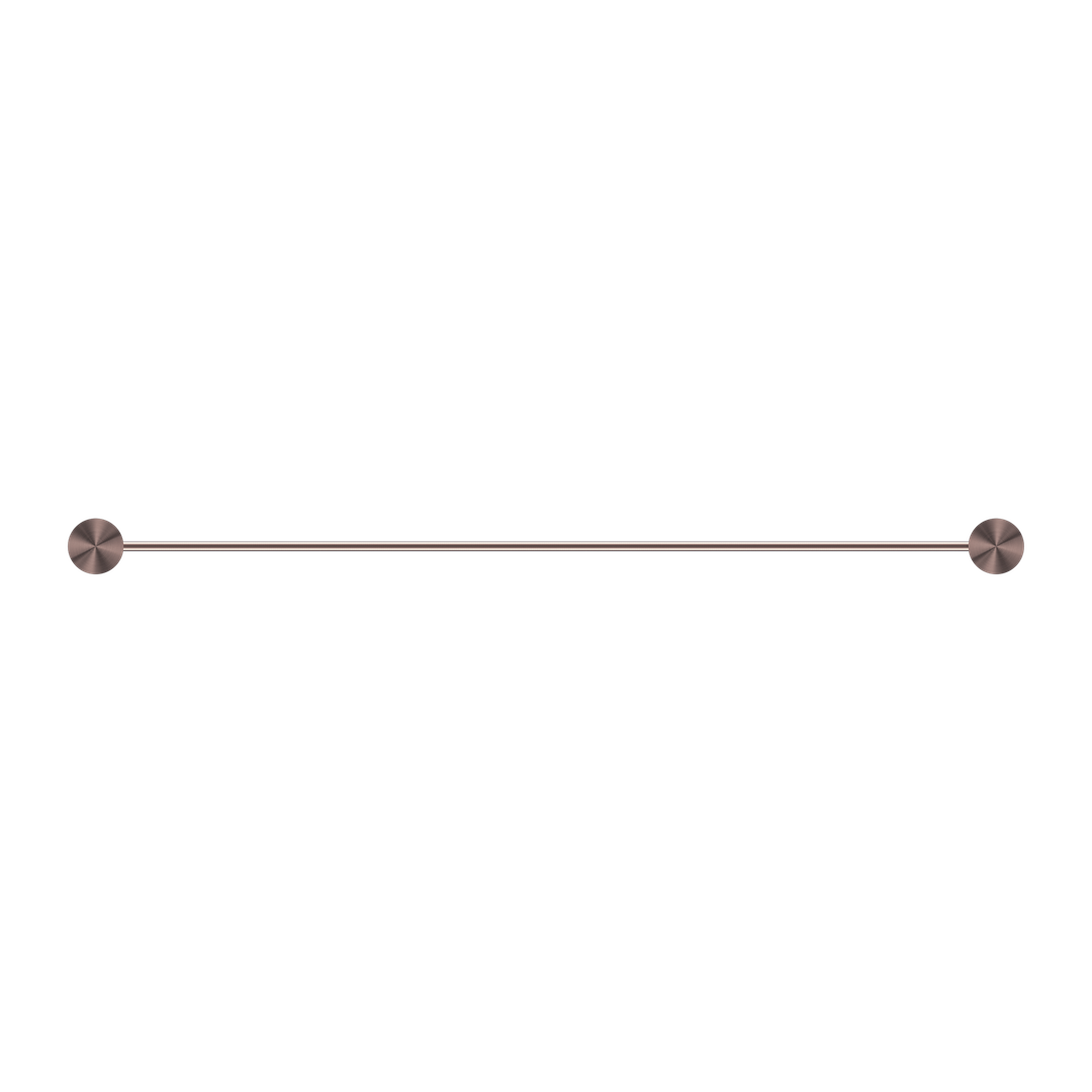 Nero Opal Double Towel Rail - Brushed Bronze 600mm