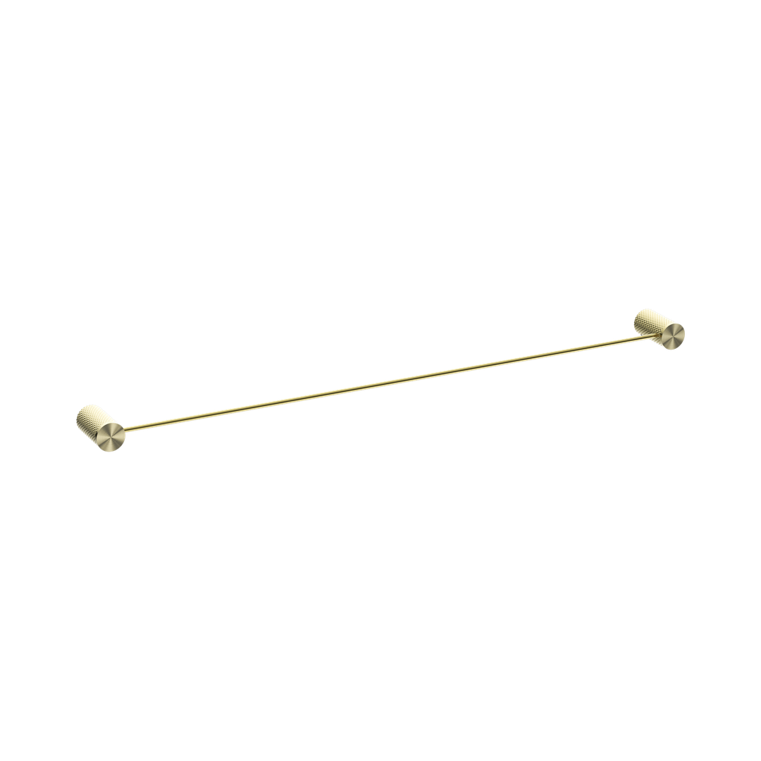 Nero Opal Single Towel Rail 800Mm - Brushed Gold