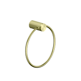 Nero Opal Towel Ring - Brushed Gold