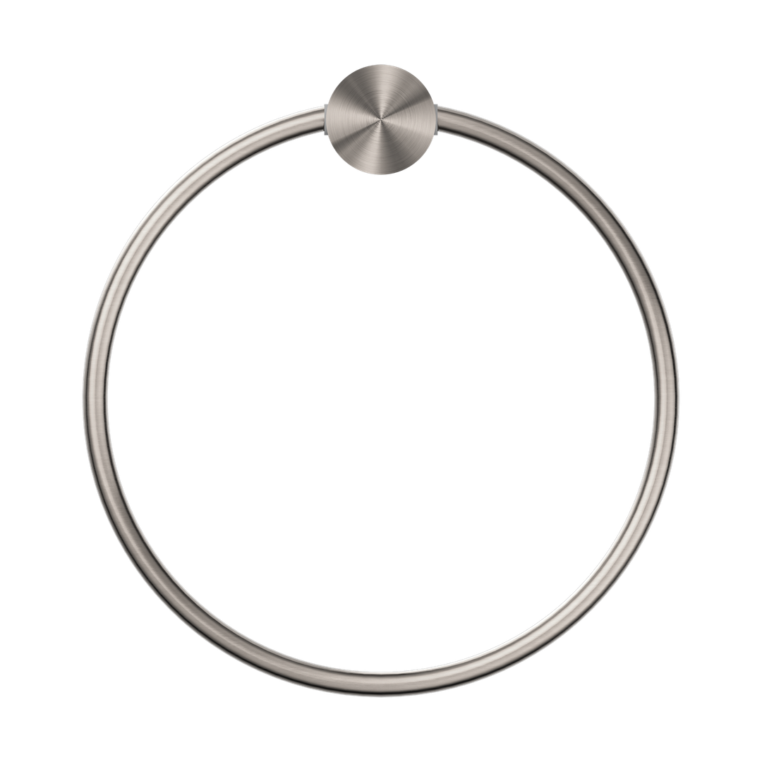 Nero Opal Towel Ring - Brushed Nickel