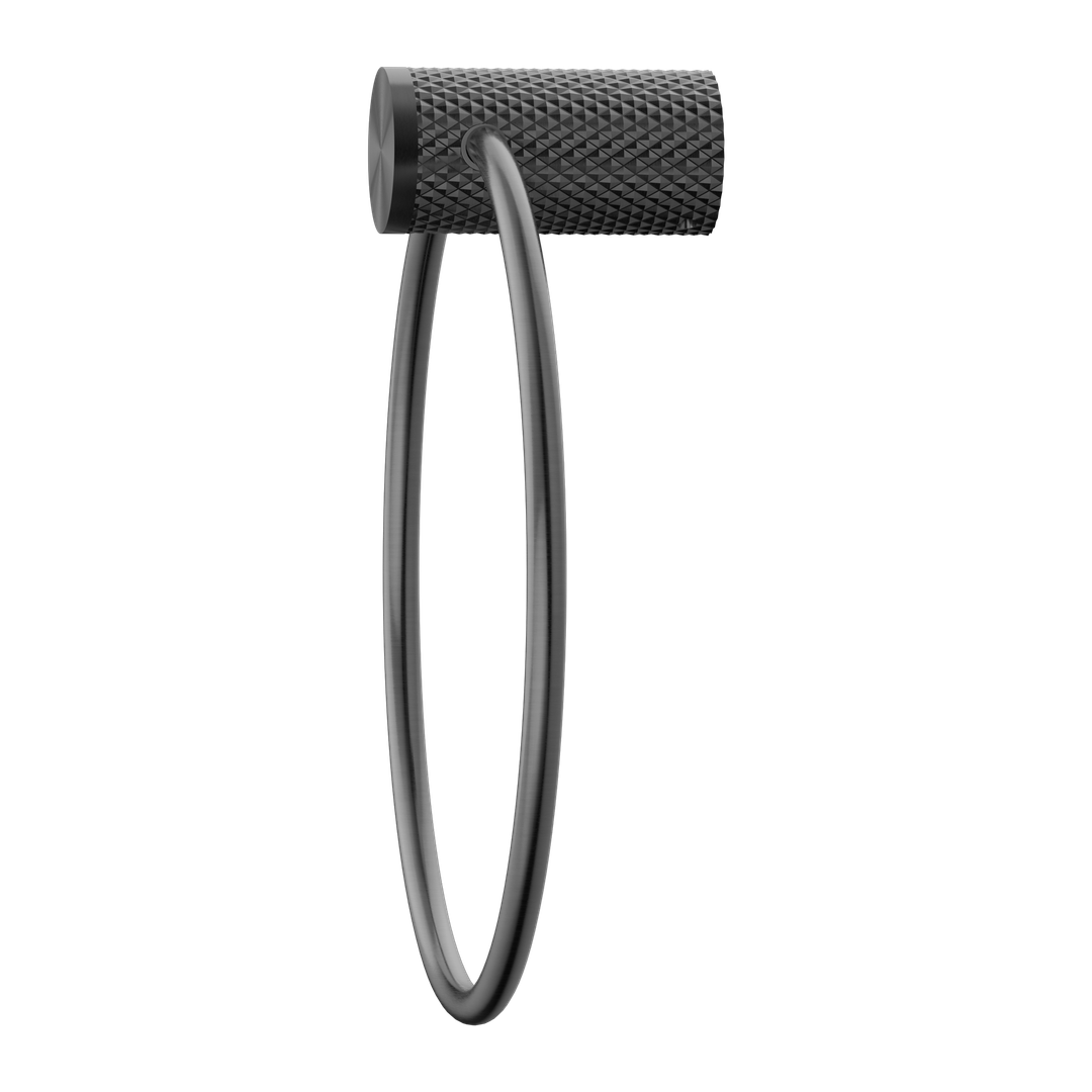 Nero Opal Towel Ring - Gunmetal
